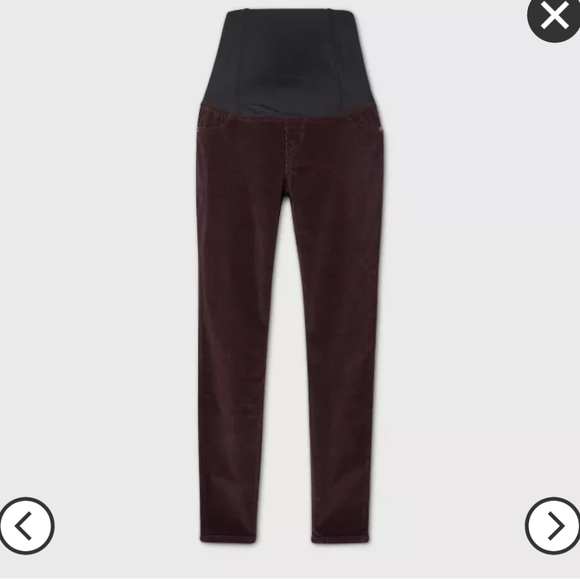 Isabel Maternity by Ingrid&Isabel Crossover Panel Skinny Corduroy Woman … - Picture 7 of 9
